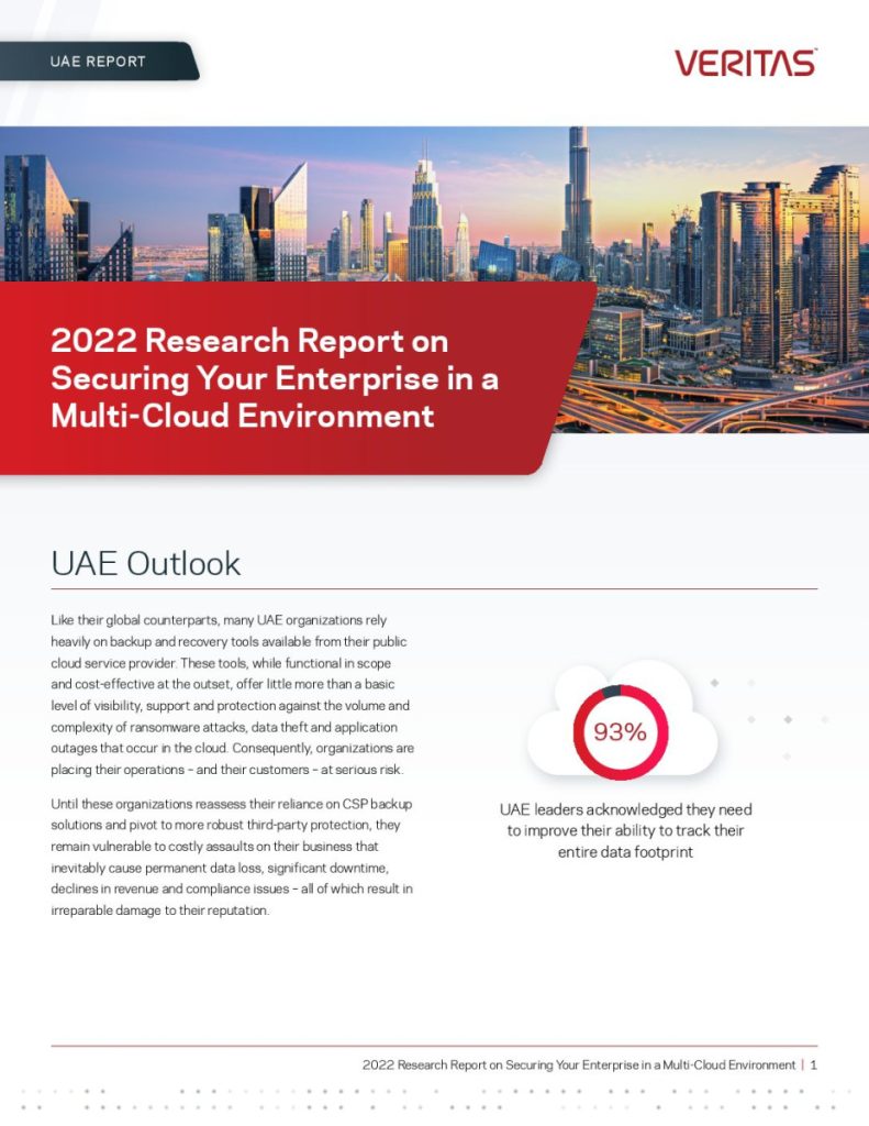 2022 Research Report on Securing Your Enterprise in a Multi-Cloud Environment