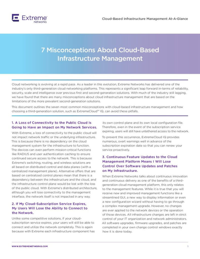 7 Misconceptions About Cloud-Based Infrastructure Management