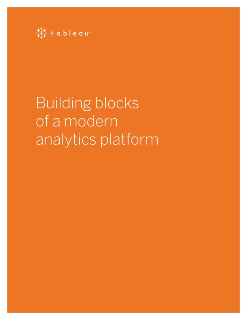 Building blocks of a modern analytics platform