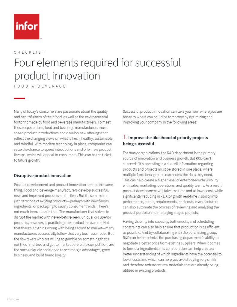 The 4 Elements You Need for Successful Product Innovation