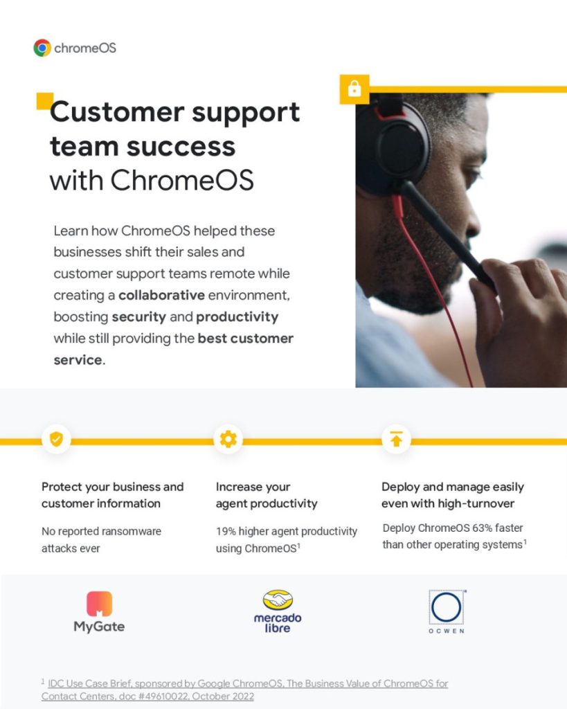 Secure and optimize your contact center with ChromeOS