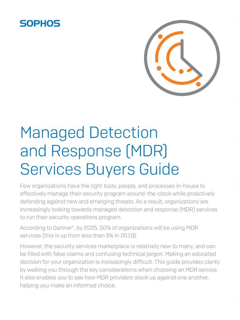 Managed Detection and Response (MDR) Services Buyers Guide | DemandTalk