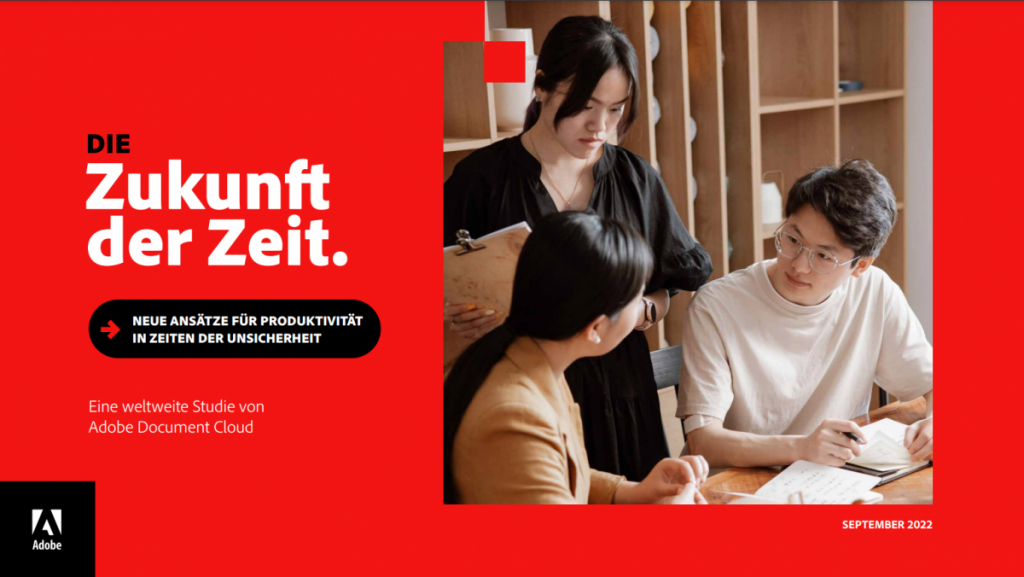 Die Zukunft der Zeit. Neue ansätze für produktivität in zeiten der unsicherheit.