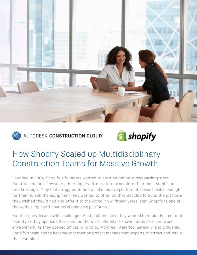 How Shopify Scaled up Multidisciplinary Construction Teams for Massive Growth