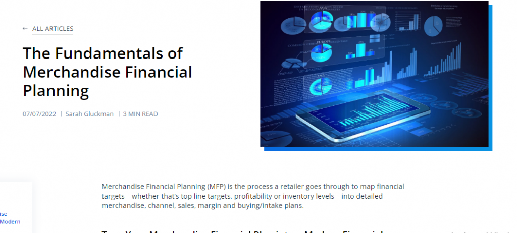 The Fundamentals of Merchandise Financial Planning