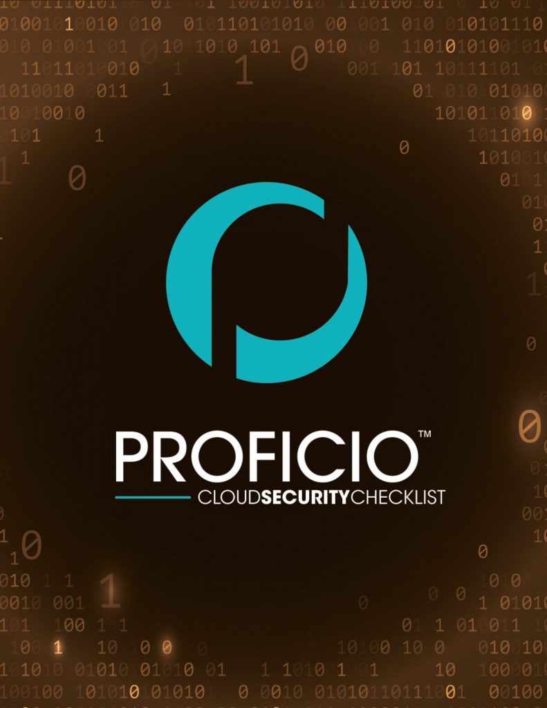 PROFICIO CLOUD SECURITY CHECKLIST