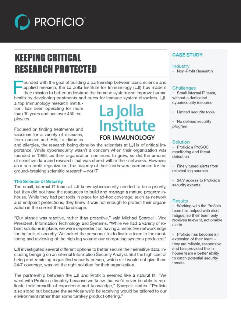 KEEPING CRITICAL RESEARCH PROTECTED
