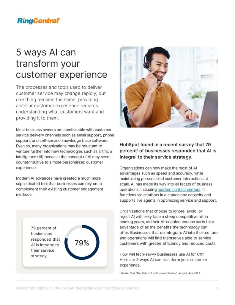 5 ways AI can transform your customer experience