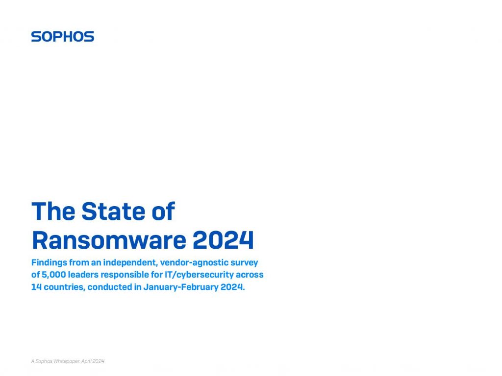 State of Ransomware 2024