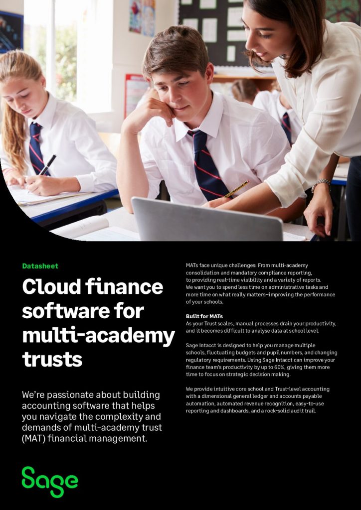 Cloud Finance Software for Multi-Academy Trusts