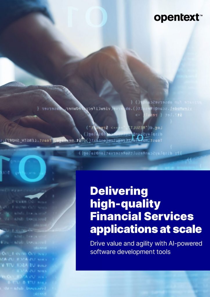 Delivering high-quality Financial Services applications at scale