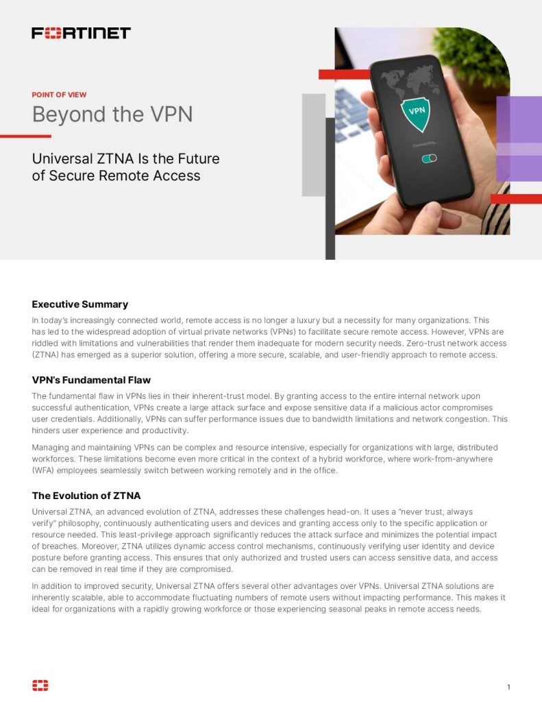 Beyond the VPN