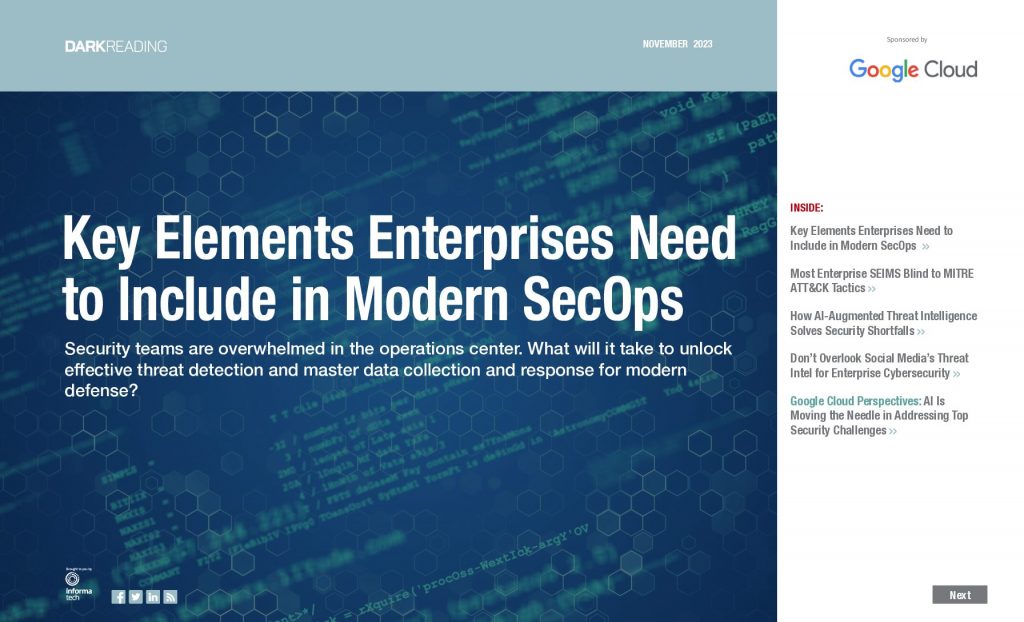 Key Elements Enterprises Need to Include in Modern SecOps