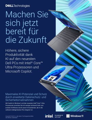 Prepare for the future now. Achieve greater, secure productivity, using AI with the latest Dell PCs powered by Intel® Core™ Ultra and Copilot