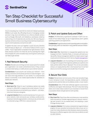 Ten Step Checklist for Successful Small Business Cybersecurity | DemandTalk
