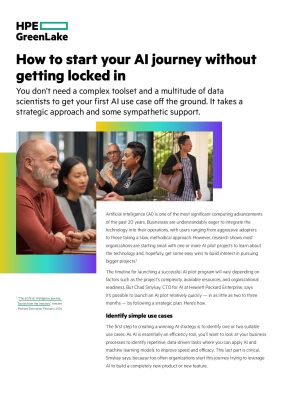 How to start your AI journey without getting locked in